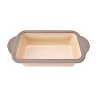 Forma Retangular de Silicone 8x14x27cm Kenya Bege - 1