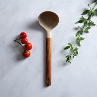 Concha de Silicone com Cabo em Acácia Spicy Bege