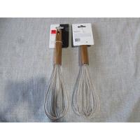 Colher Batedora de Silicone com Cabo de Madeira Spicy Bege - 5