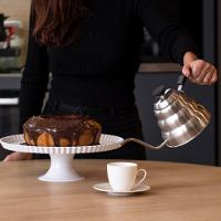 Chaleira Bico Fino 1 Litro em Inox Mimo Prata - 3