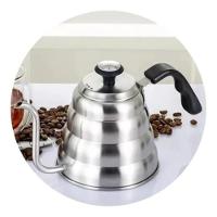 Chaleira Bico Fino 1 Litro em Inox Mimo Prata - 8