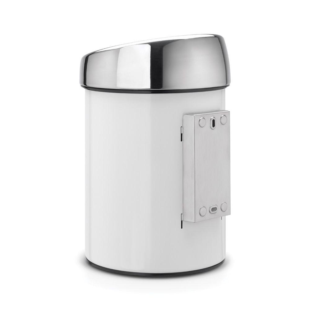 Lixeira Touch Bin 3 Litros em Aço Brabantia Branca - 3
