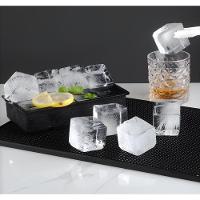 Forma de Gelo Quadrado 8 Cubos em Silicone Kenya Preto - 3