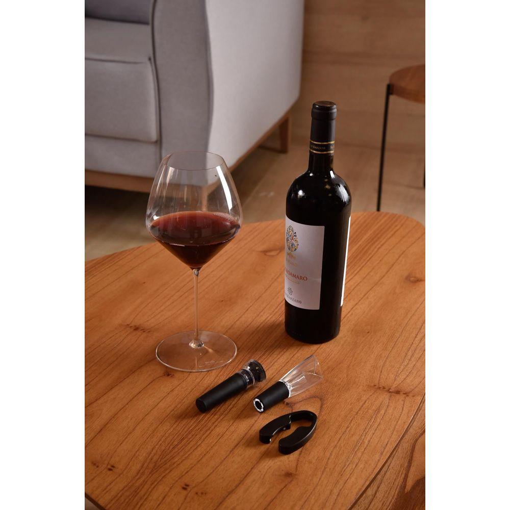 Kit Vinho com 3 Peças Kenya Preto - 8