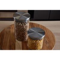 Pote Redondo de Vidro com Tampa de Inox 400ml Kenya - 5