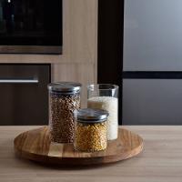 Pote Redondo de Vidro com Tampa de Inox 800ml Kenya - 3