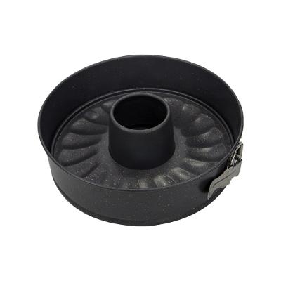 Forma para Bolo Redonda de Fundo Removível em Aço Carbono 24cm Essence Spicy Preta