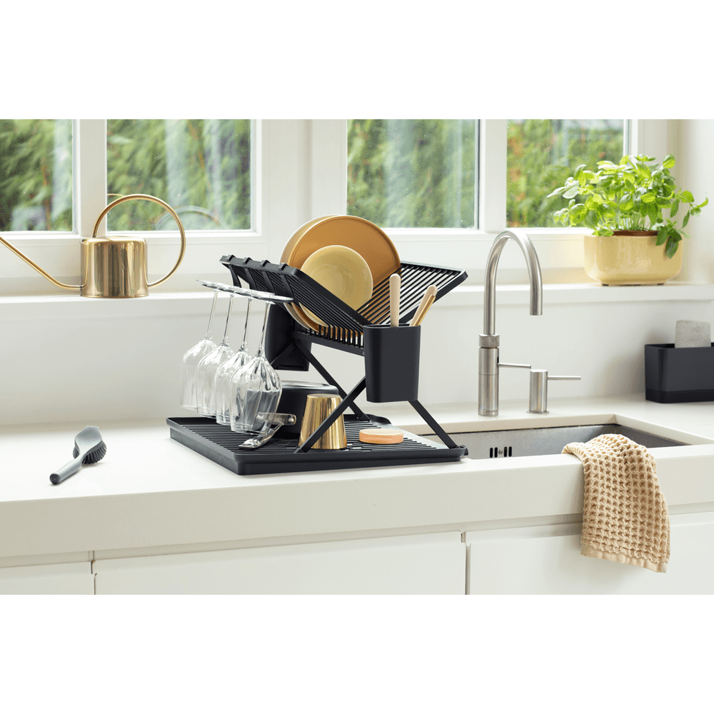 Escorredor de Pratos Dobrável em Alumínio Sinkside Brabantia Preto - 2