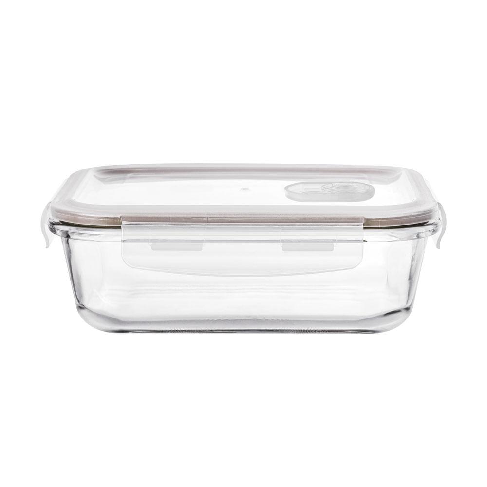 Pote Hermético Retangular em Vidro 370ml 56x153x11cm - 1