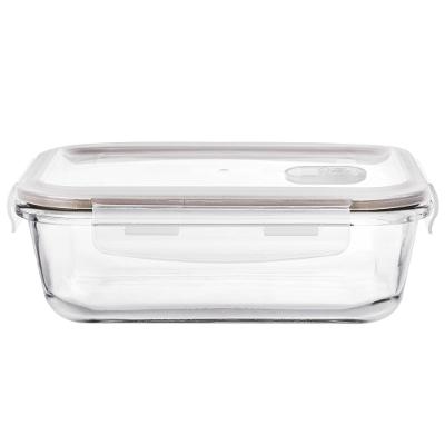Pote Hermético Retangular em Vidro 640ml 6x177x13cm