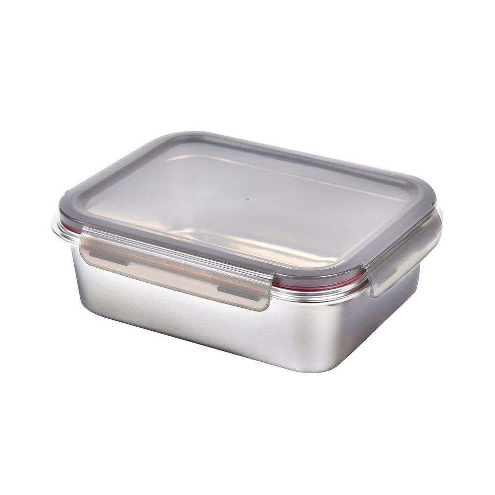 Pote Retangular em Aço Inox 2,25 Litros Kenya - 2