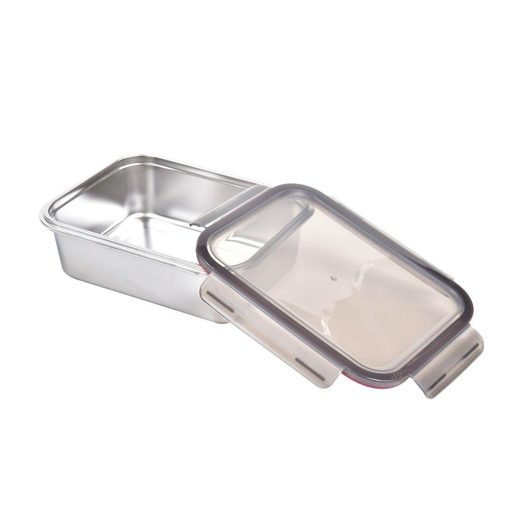 Pote Retangular em Aço Inox 2,25 Litros Kenya - 3