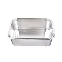 Pote Retangular em Aço Inox 2,25 Litros Kenya