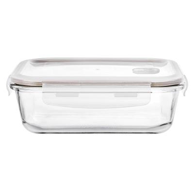 Pote Hermético Retangular em Vidro 1,52L 75x227x172cm