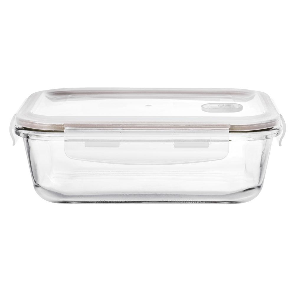 Pote Hermético Retangular em Vidro 1,52L 75x227x172cm - 1