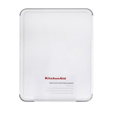Tábua de Corte Antiderrapante Classic Retangular 35x28cm Branca KitchenAid