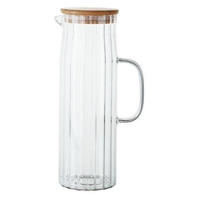 Jarra de Vidro Tampa Bamboo 1,1L