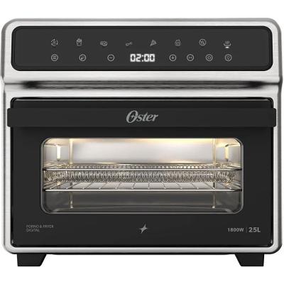 Forno Elétrico Air Fryer 2 em 1  25L Inox 220v Oster