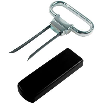 Saca-Rolhas Bilame em Inox 11cm Fracalanza