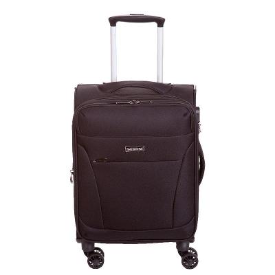 Mala de Viagem Bordo Sestini Ultralight Plus com Rodas duplas 360° e Zíper Expansível - Preto