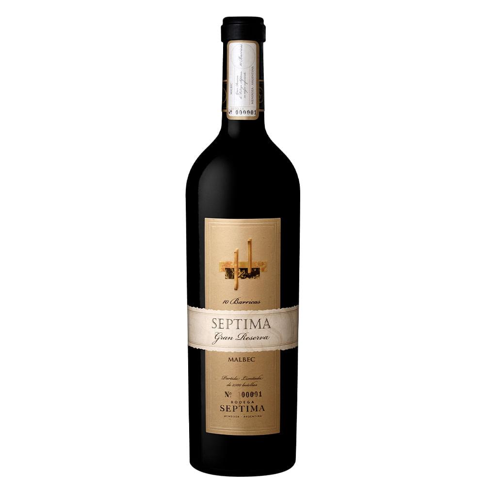 Vinho Tinto Septima Gran Reserva  10 Barricas Malbec 750ml - 1