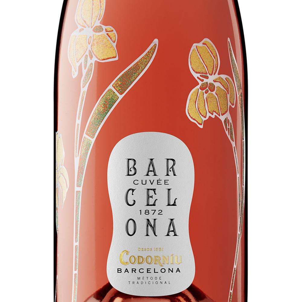 Espumante Codorníu Cuvée Barcelona 1872 Brut Rosé 750ml - 2