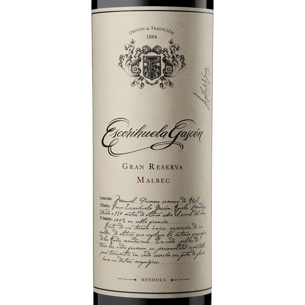 Escorihuela Gascón Gran Reserva Malbec 750ml - 2