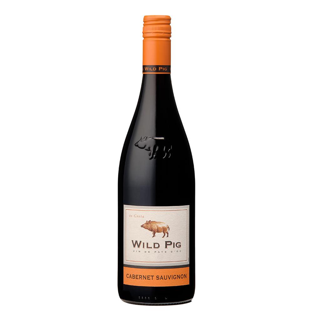 Vinho Tinto Wild Pig Cabernet Sauvignon Vin de Pays D'oc 750ml - 1