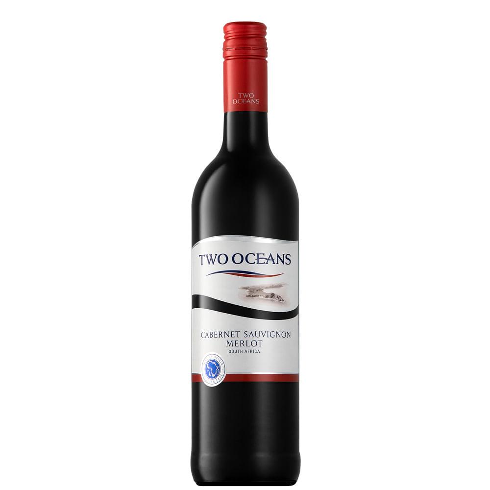Vinho Tinto Two Oceans Cabernet  Merlot 750ml - 1
