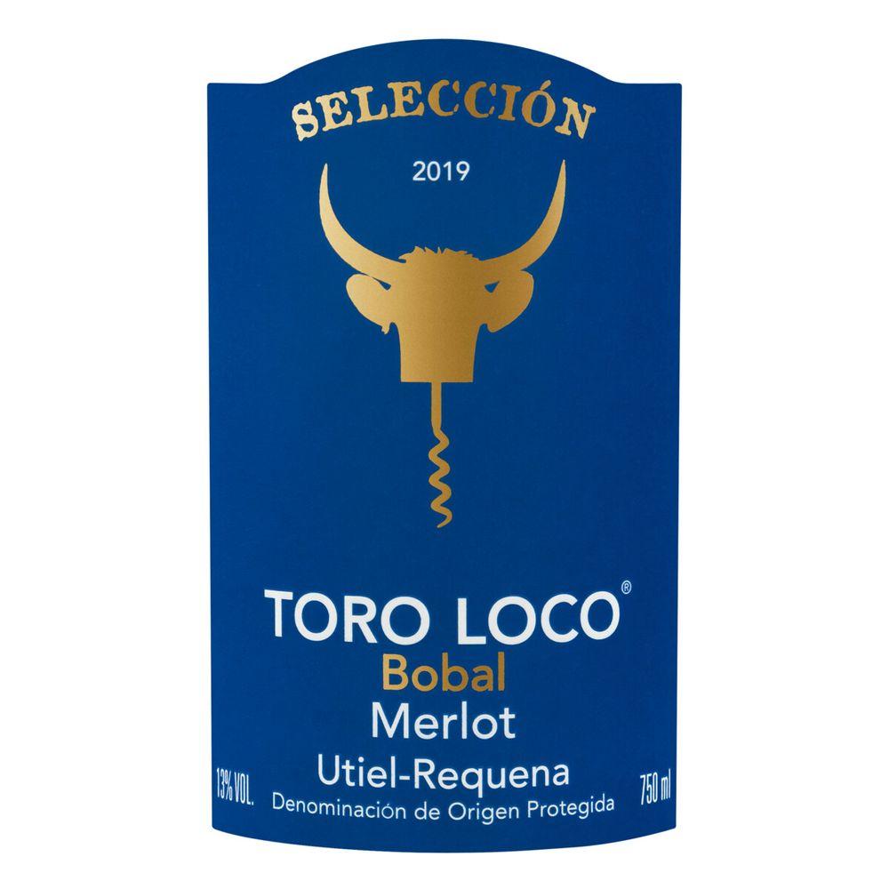 Vinho Tinto Toro Loco Bobal Merlot Selección Utiel Requena 750ml - 2