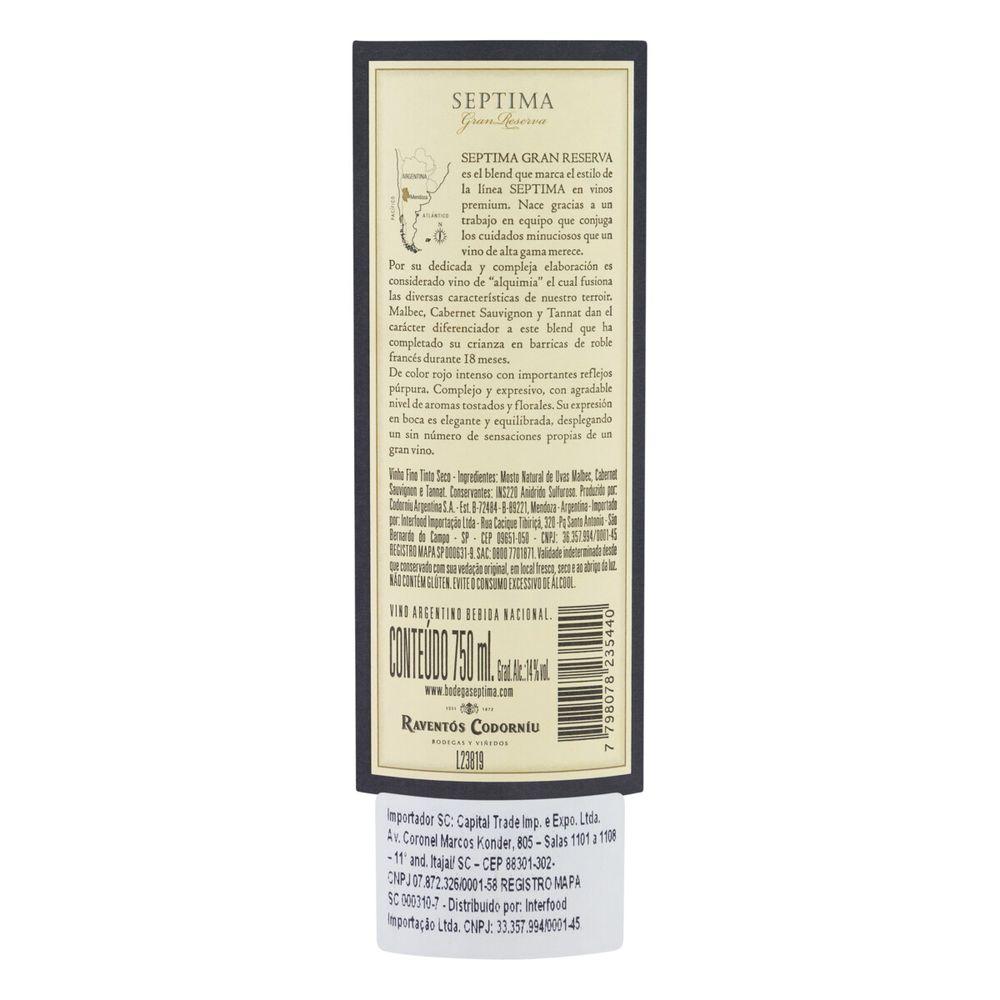 Vinho Tinto Septima Gran Reserva Blend 750ml - 3