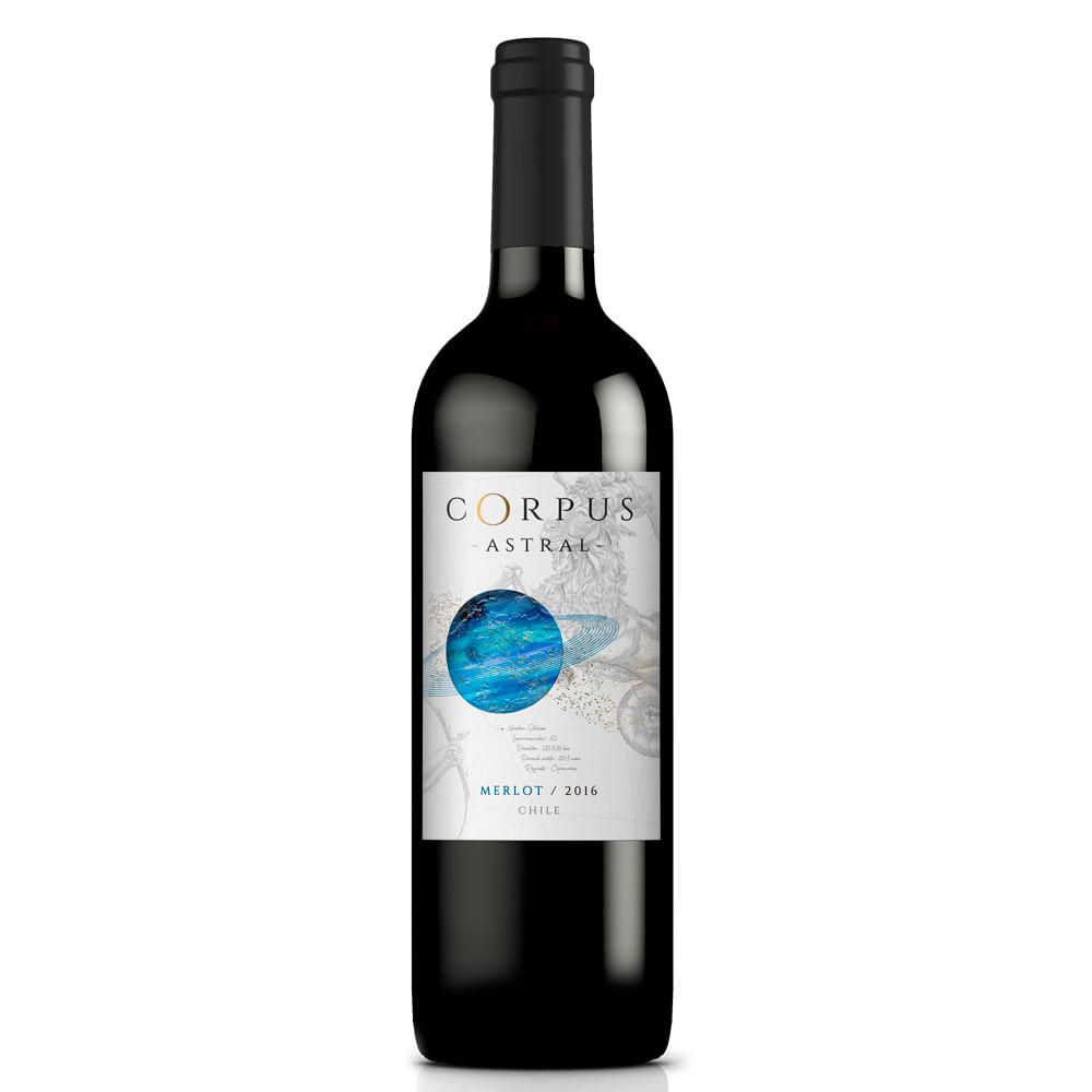 Vinho Tinto Corpus Astral Merlot 750ml - 1