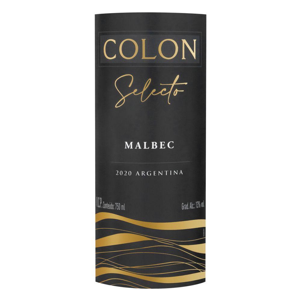 Vinho Tinto Colon Selecto Malbec 750ml - 2