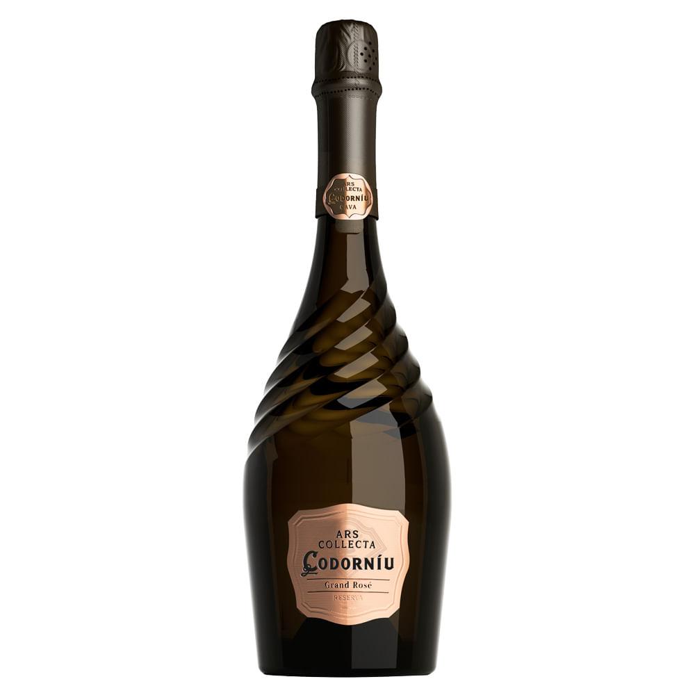 Espumante Cava Ars Collecta Codorniu Grand Rosé Reserva 750 ml - 1