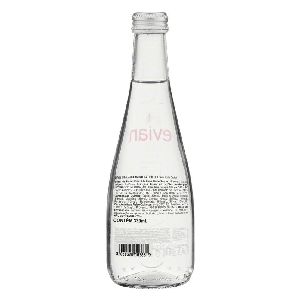 Água Evian Sem Gás 330ml - 2