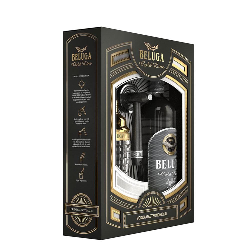 Vodka Beluga Gold Line 700ml 01 Garrafa e 01 Coqueteleira - 2