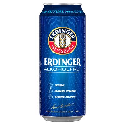 Cerveja Erdinger Alkoholfrei Sem Álcool Lata 500ml