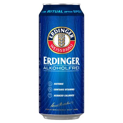 Cerveja Erdinger Alkoholfrei Sem Álcool Lata 500ml