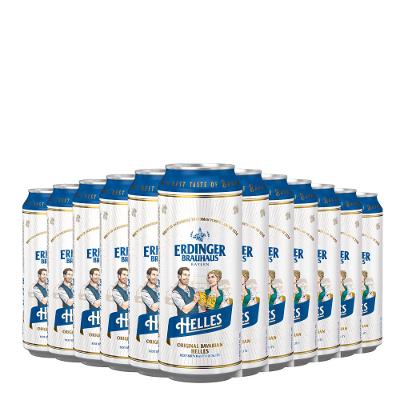 Kit Cerveja Erdinger Brauhaus Helles Lata 500ml - 12 Unidades