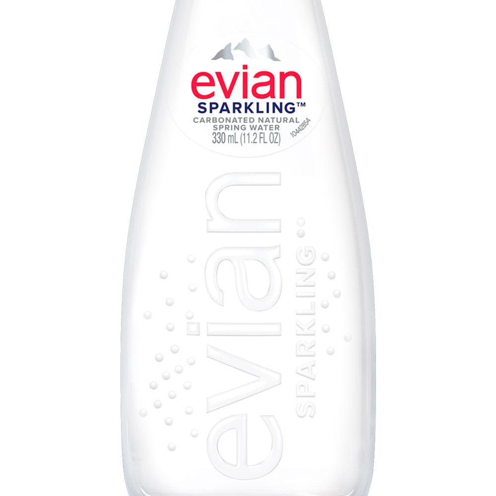 Água Evian Sparkling Com Gás 330ml - 2