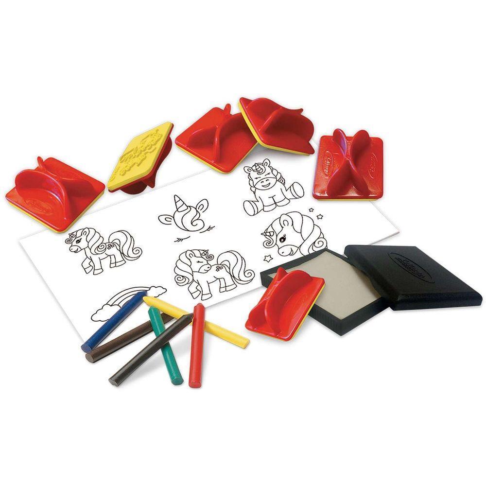 Conjunto de Carimbos Unicórnio - Xalingo - 4