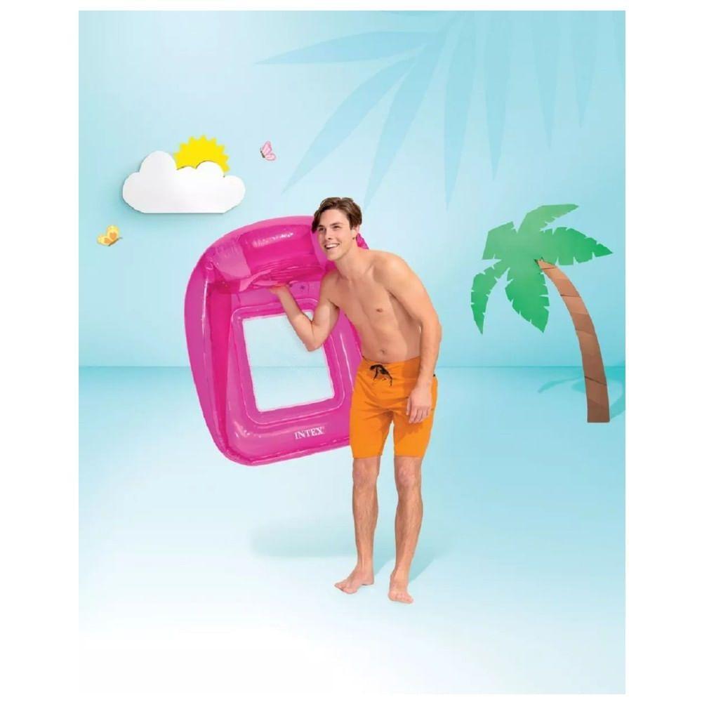 Poltrona Inflável Lounge Rosa - Intex - 6