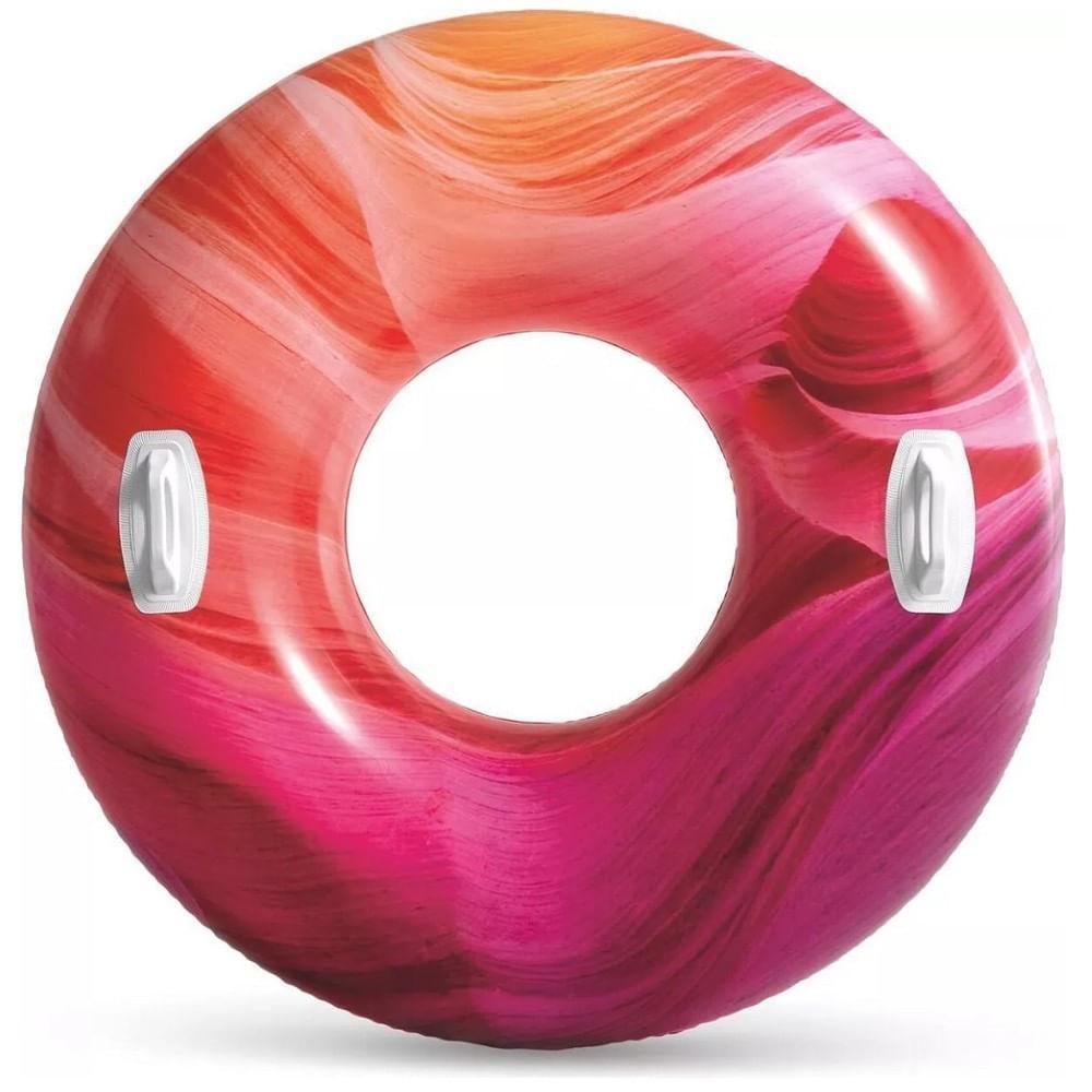 Boia Estampada Ondas Rosa - Intex - 3