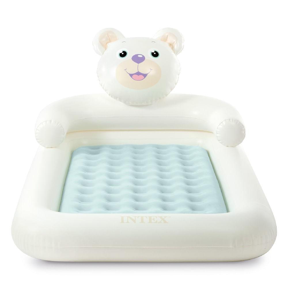 Colchão Inflável Amigo Urso com Bomba Manual - Intex - 4