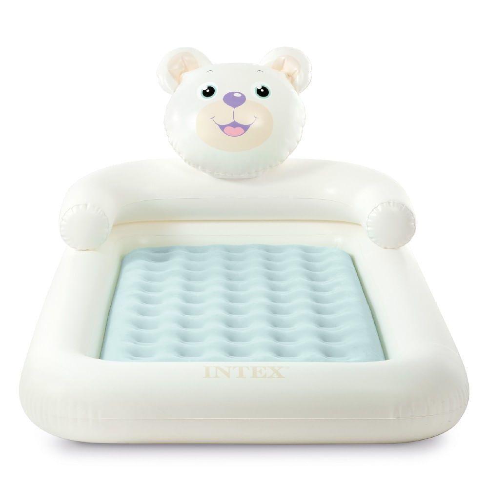 Colchão Inflável Amigo Urso com Bomba Manual - Intex - 7