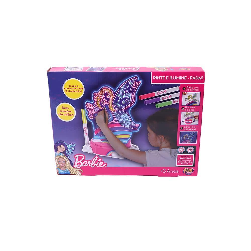 Barbie Pinte e Ilumine Fadas - Fun Divirta-se - 7