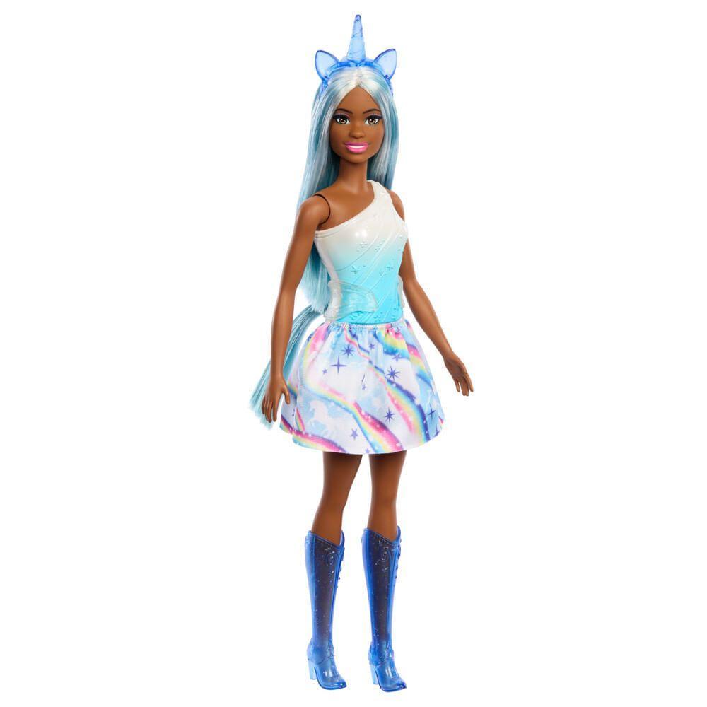 Barbie Fantasia Saia de Unicórnio de Sonho Azul - Mattel - 1