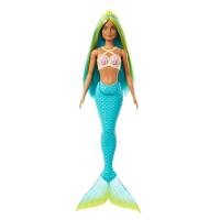 Barbie Fantasia Sereia com Cabelo Azul e Amarelo - Mattel - 7