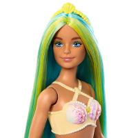 Barbie Fantasia Sereia com Cabelo Azul e Amarelo - Mattel - 10