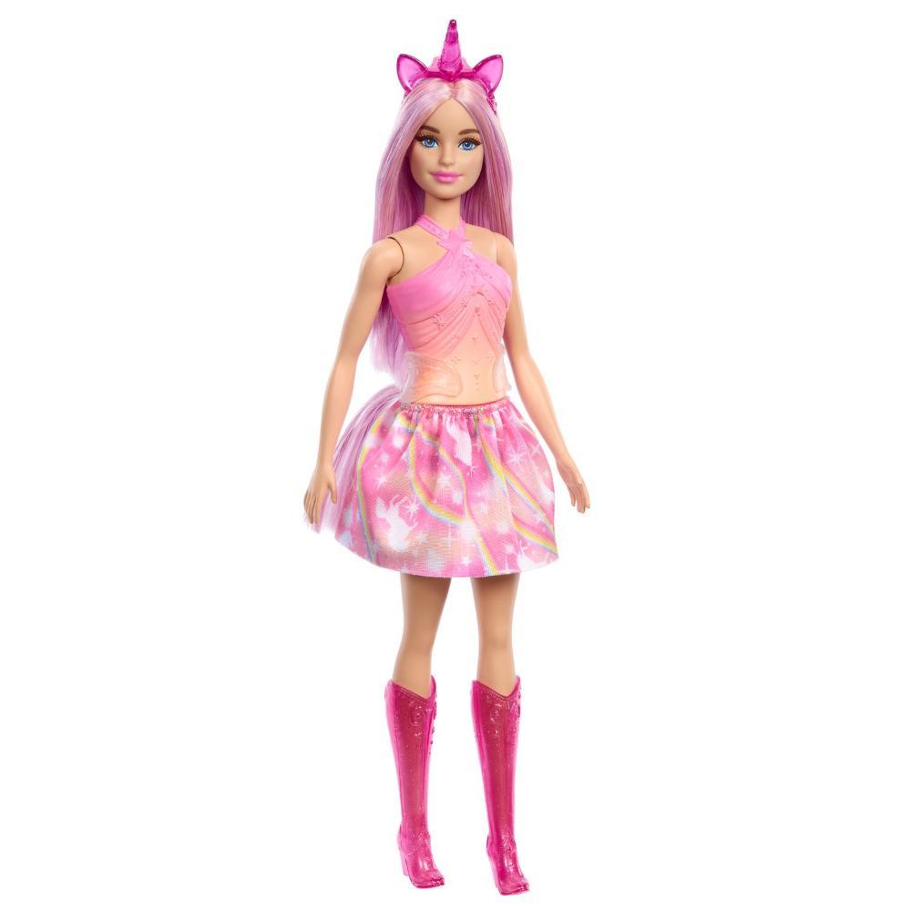 Barbie Fantasia Saia De Unicórnio De Sonho Rosa - Mattel - 1